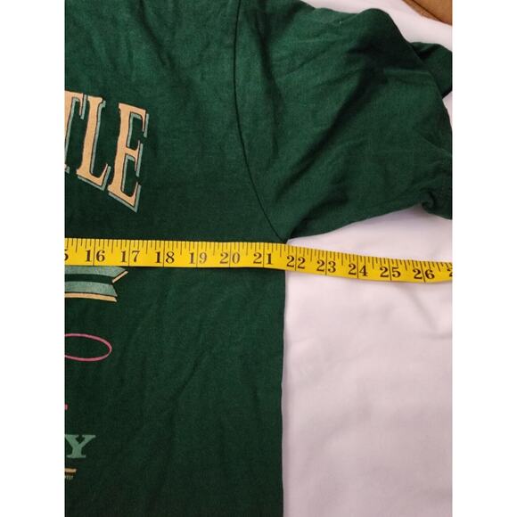 Vintage Death Valley Shirt Jerzees Green Scotty's Castle Graphic 1992 T-Shirt L - Picture 6 of 6